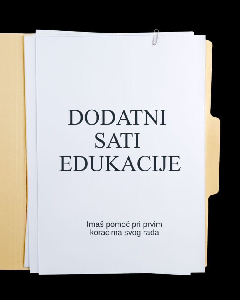 O Nama 7 Dodatni sati edukacije